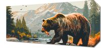 Obraz 40x20cm Władca Górskich Potoków
