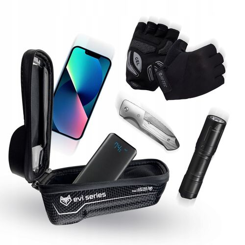 SAKWA ROWEROWA uchwyt na telefon, torba rowerowa WODOODPORNA PREMIUM M na Arena.pl