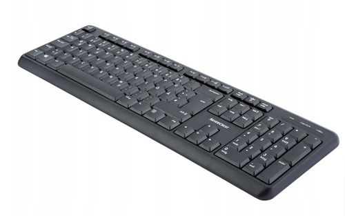 Zestaw klawiatura i mysz Silvercrest czarny, do gier BEZPRZEWODOWA QWERTZ na Arena.pl