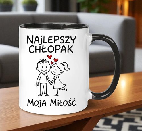 Kubek z nadrukiem prezent Dzień CHŁOPAKA dla kolegi urodziny różne wzory na Arena.pl