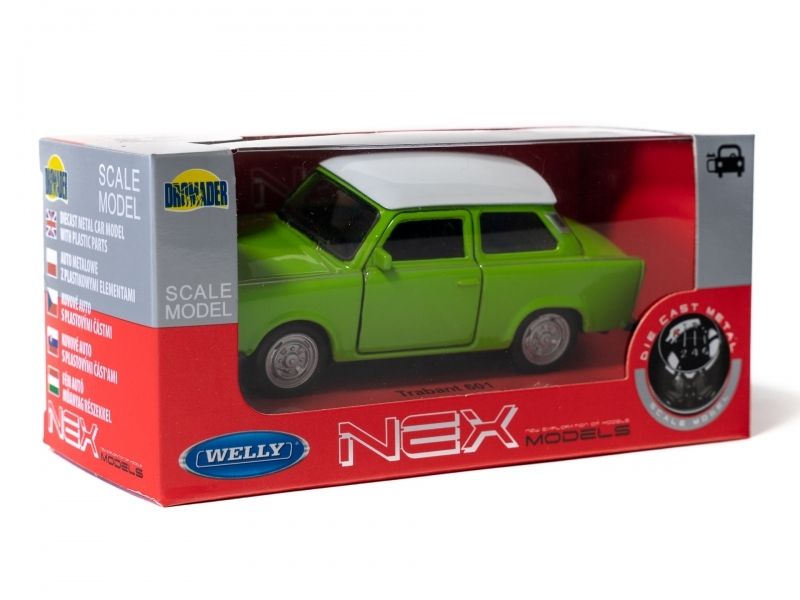 WELLY TRABANT 601 1:34 SAMOCHÓD KOLEKCJONERSKI zdjęcie 2
