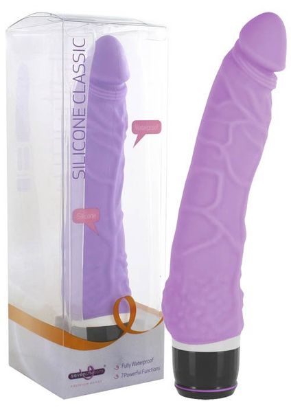 Wibrator Silikonowy Szczupły Silicone Classic zdjęcie 1