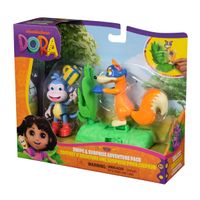 zestaw figurek dora swipe & surprise adventure butek i rabuś