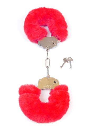 Kajdanki Fetish B - Series- Furry Cuffs Red na Arena.pl