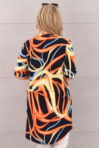 TUNIKA Z KIESZENIAMI DUŻE ROZMIARY POLSKI PRODUCENT SUKIENKA ELASTYCZNA na Arena.pl