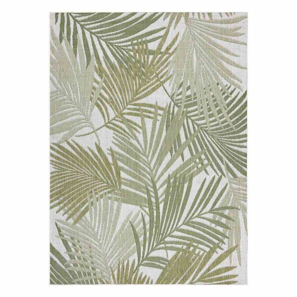 RUG/LU/VINEA/PALMS/CREAM+GREEN/80x150 zdjęcie 1