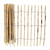 PŁOT ZWIJANY OCHRONNY OGRODOWY LESZCZYNOWY SZTACHETOWY H120 cm 7-9 cm 5 m