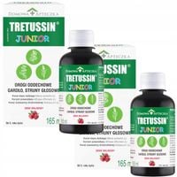 Syrop na kaszel dla dzieci Tretussin Junior Gardło 165 ml BEZ CUKRU