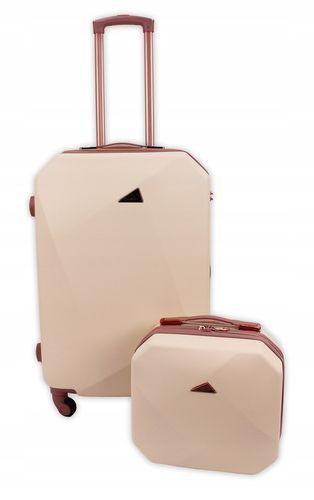 WALIZKA PODRÓŻNA ELEGANCKA MOCNA ABS 4 KÓŁKA XL na Arena.pl