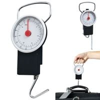 Waga Bagażowa Podróżna Ręczna Manualna z Metrem do Ważenia Bagażu Walizki