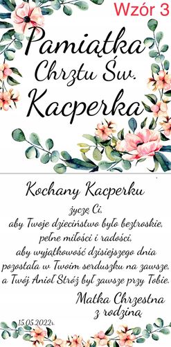 Personalizowane drewniane pudełko na Chrzciny na Arena.pl