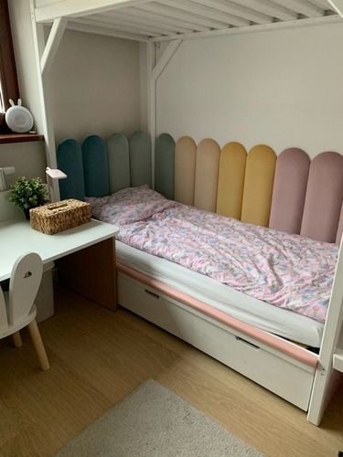 PANELE ŚCIENNE TAPICEROWANE PŁOTEK DLA DZIECI 80x20 na Arena.pl