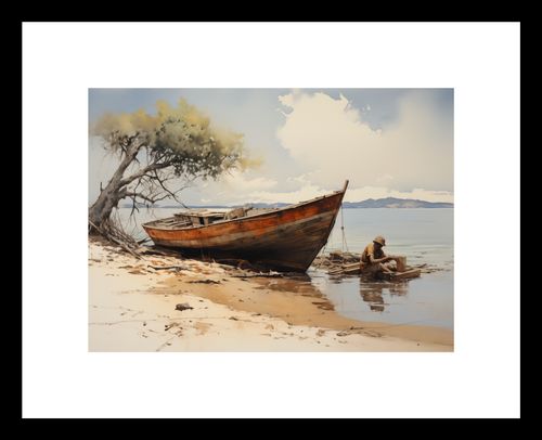 Plakat 18x13cm Spokój Przybrzeża na Arena.pl