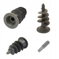 KOŁKI WKRĘTY DO MOCOWANIA FOLII KUBEŁKOWEJ FUNDAMENTOWEJ ŚLIMAK 100 SZT BIT