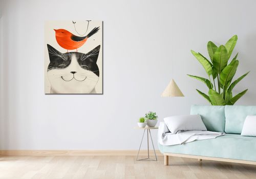 Obraz 70x90cm Pyzaty Przyjaciel na Arena.pl