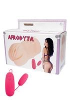 masturbator vagina z wibracją 650g afrodyta