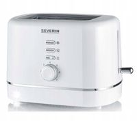 SEVERIN AT 4324 toster biały 850W, ruszt, równomierne opiekanie