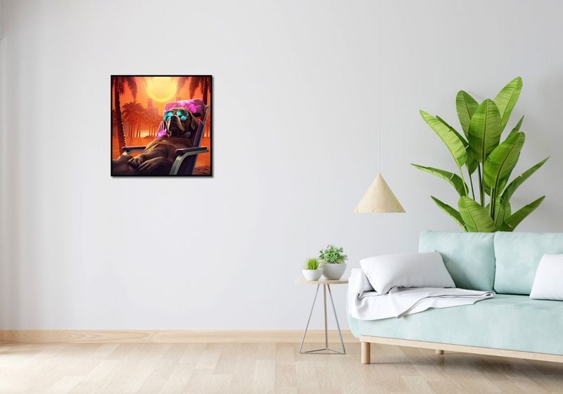 Plakat 60x60cm Lato w Stylu zdjęcie 4