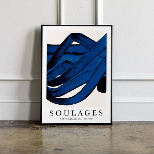 Plakat abstrakcje soulages 70x100 cm na Arena.pl