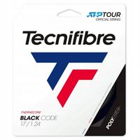 Naciąg tenisowy TECNIFIBRE Black Code czarny 1,24