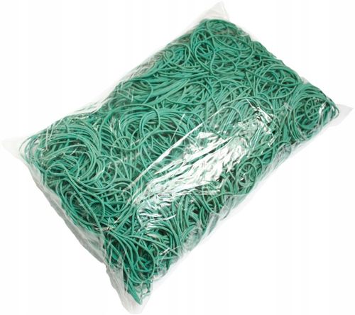 GUMKI RECEPTURKI MOCNE 50 mm x 1,5 mm ZIELONE 1 KG na Arena.pl