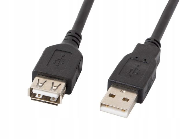 PRZEDŁUŻKA PORTU USB PRZEDŁUŻACZ A / A M/F 70cm HQ zdjęcie 2