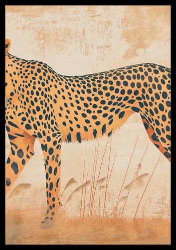 Plakat 68x98cm Gepard w Ruchu na Arena.pl