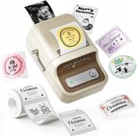 NIIMBOT Drukarka Termiczna NAKLEJKI Bluetooth B21 PRO KREMOWA 300dpi