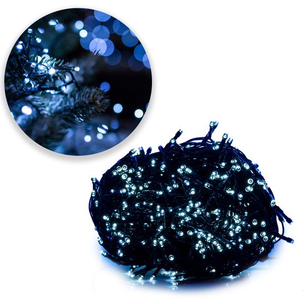 LAMPKI 100 LED KOLOR ZIMNY BIAŁY ZEWNĘTRZNE IP44 zdjęcie 4