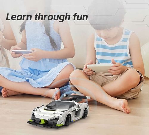 KLOCKI CADA ZDALNIE STEROWANY SAMOCHÓD WYŚCIGOWY AUTO FANTASMA 322 EL. DUAL na Arena.pl