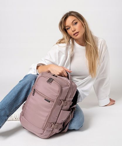 Plecak Do Samolotu PUCCINI Podróżny Do RyanAir Różowy Easy Pack na Arena.pl