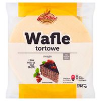 Eurowafel Wafle tortowe okrągłe 130 g