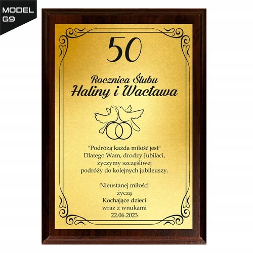 Magiczny Spersonalizowany Upominek Prezent Gift na Rocznicę Ślubu 1-50 lat na Arena.pl