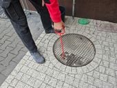 Hak do włazów studzienek pokryw kanalizacyjnych - chwytak do drewna / 52 cm