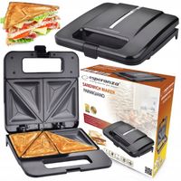 Opiekacz do kanapek Esperanza Parmigiano czarny 1000W