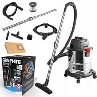ODKURZACZ WARSZTATOWY ENERGY 18V LI-LON, ZBIORNIK 20L 58GE124 GRAPHITE