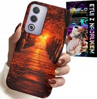 ETUI DO OPPO A80 5G - PARK, JESIEŃ, SPADAJĄCE LIŚCIE, PLECKI