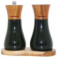 akacjowy młynek do pieprzu + solniczka klausberg kb-7594