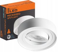 OPRAWA PODTYNKOWA HALOGENOWA TUBA LED GU10 BIAŁA