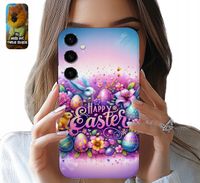 ETUI CASE SAMSUNG GALAXY S24 FE WIELKANOC ZAJĄCZEK JAJKO BARANEK + SZKŁO