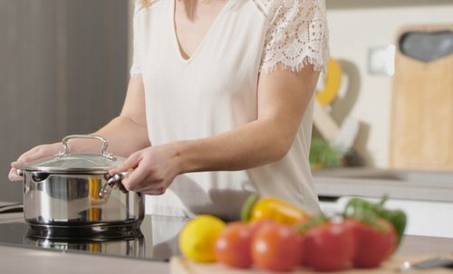 Komplet garnków Duetto patelnia pokrywki 10el na Arena.pl