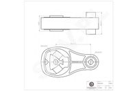 Poduszka silnika SMART FORTWO 2009 2010 2011 2012