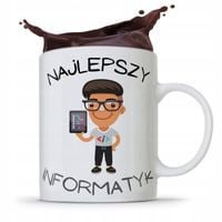 Kubek Informatyka Programisty Najlepszy Informatyk Z Nadrukiem Ze Zdjęciem