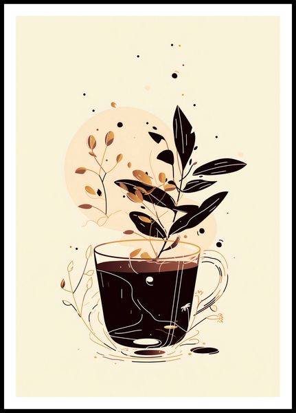 Plakat 68x98cm Jesienna Donica zdjęcie 3