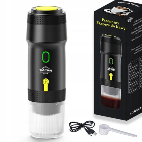 PRZENOŚNY EKSPRES DO KAWY 125W 3W1 Turystyczny Bezprzewodowy na Arena.pl