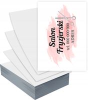 Ulotki A5 100 szt firmowe reklamowe SALON FRYZJERSKI DAMSKI+ PROJEKT GRATIS