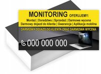 Wizytówki firmowe reklamowe 100szt MONITORING SPRZEDAŻ MONTAŻ różne wzory