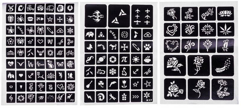 ZESTAW TATUAZY ”D” NR:8588 zdjęcie 15