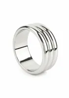 mr. steel elegant deep c-ring 55mm stalowy pierścień anatomiczny