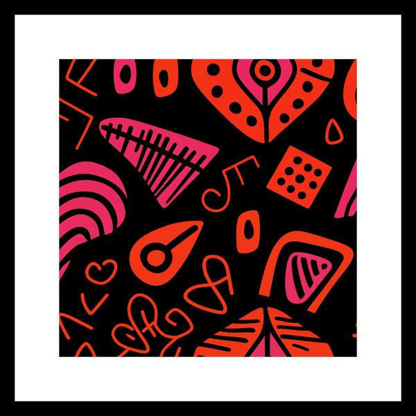 Plakat 30x30cm Rytm Wzorów zdjęcie 3